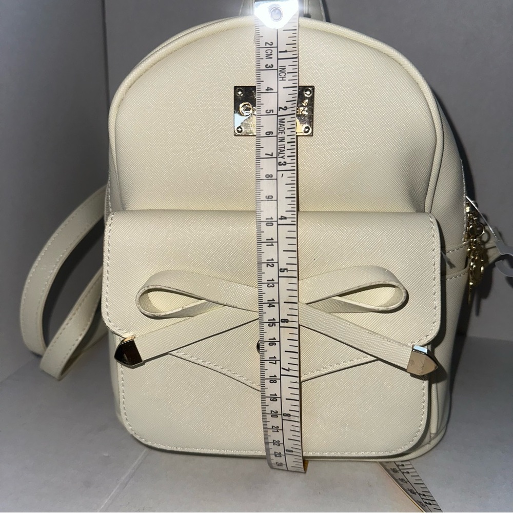 TIHAYNER - Cute leather backpack with bow for girls, mini backpack bag for women - Picture 6 of 9